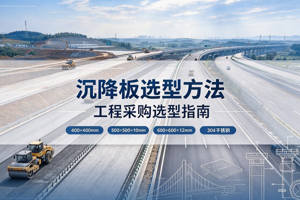 崖州沉降板选择方法