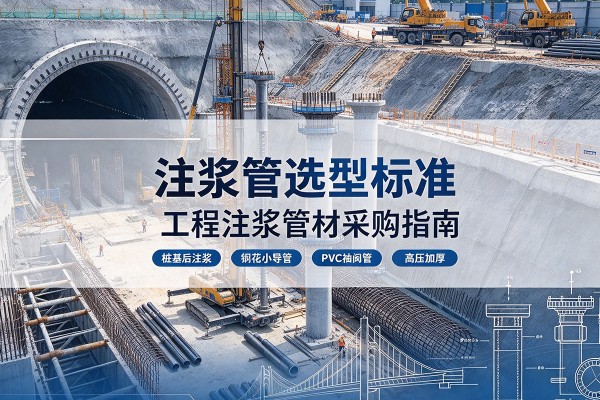 崖州注浆管选型标准