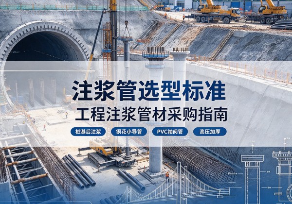 崖州注浆管选型标准